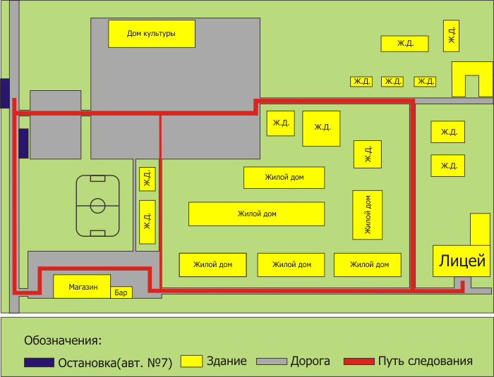 Карта школа номер 5